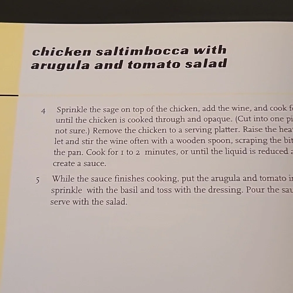Cooking to beat the clock.
